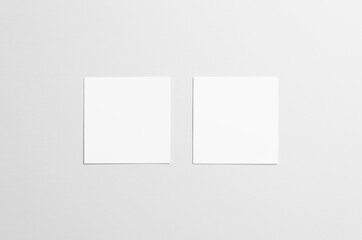 Square Flyer / Invitation Mock-Up - Two Flyers