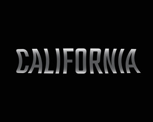 California typography vector illustration. great for the design of t-shirts, shirts, hoodies, hats etc.