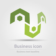 Originally created color business icon