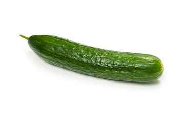 Cucumber isolated on white background.