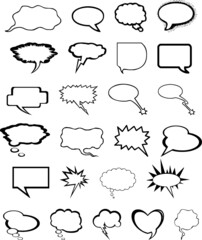 vector works speech bubbles 