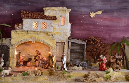 Weihnachtskrippe Orientalisch, Orient, Heilige Nacht, Weihnachten, Christi  Geburt, Heilige Drei Könige, Betlehem Advent Wall Mural | Adve-nikonmike