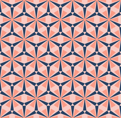 Abstract seamless pattern with geometric shapes