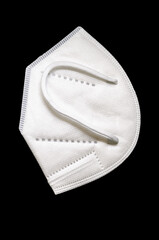 protective medical mask to protect against the virus, must be worn during the epidemic of the virus to prevent the spread of the disease - 402845493