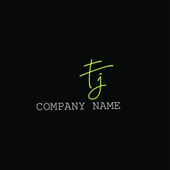 Fj handwritten logo for identity