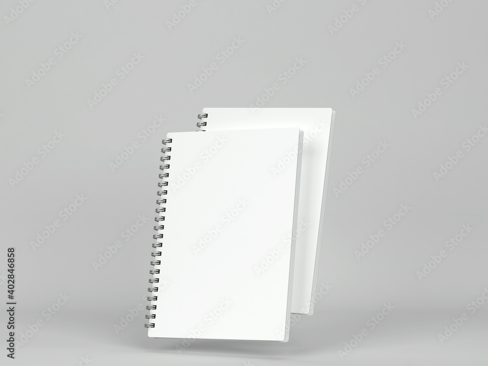 Wall mural Blank notebook mockup