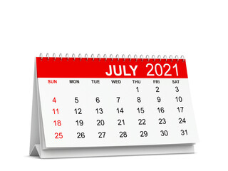 Calendar for year 2021. Week starts with sunday
