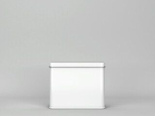 Blank tin can mockup