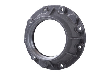 new bearing housing of Russian KAMAZ truck, isolated on white background.