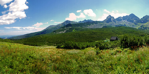Fototapeta na wymiar panorama górska