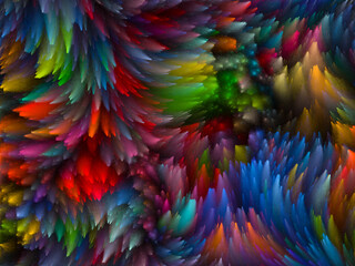 Fototapeta premium Swirling Paint