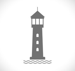 lighthouse vector icon