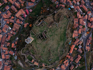 Amazing areal of an ancient castle in France.