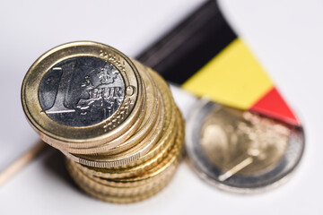 euro argent piece change echange credit BCE richesse taxe bourse banque belge Belgique