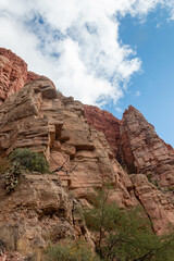 Fototapeta premium Scenic Verde River Canyon Arizona Landscape in Autumn