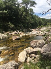 river in the mountains