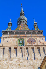 Obraz premium The Clock Tower, Sighisoara, Romania