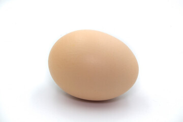 Egg isolated on white background