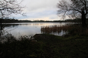 sunrise over the lake at Ellesmere