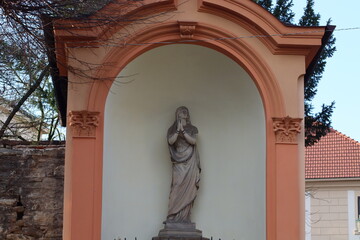 Old christian statue