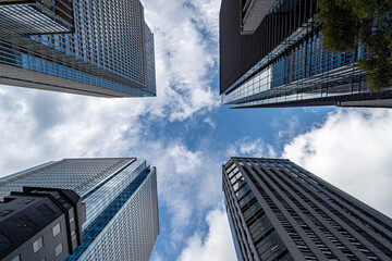 Skyscrappers in Tokyo
