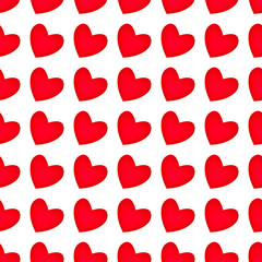 heart shape seamless pattern. love shape background pattern