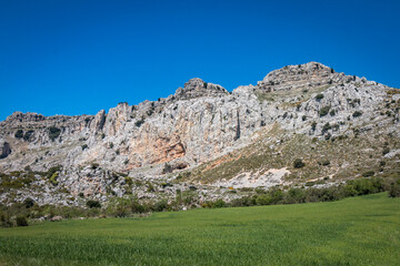 Fototapeta na wymiar torcal national park, andalusia, spain, rock formations