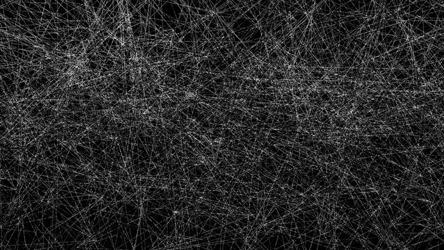 Abstract deep learning algorithm generating massive neural network node connection in sample generation, AI or artificial intelligence computer machine work in progress, grunge scratch background - Powered by Adobe