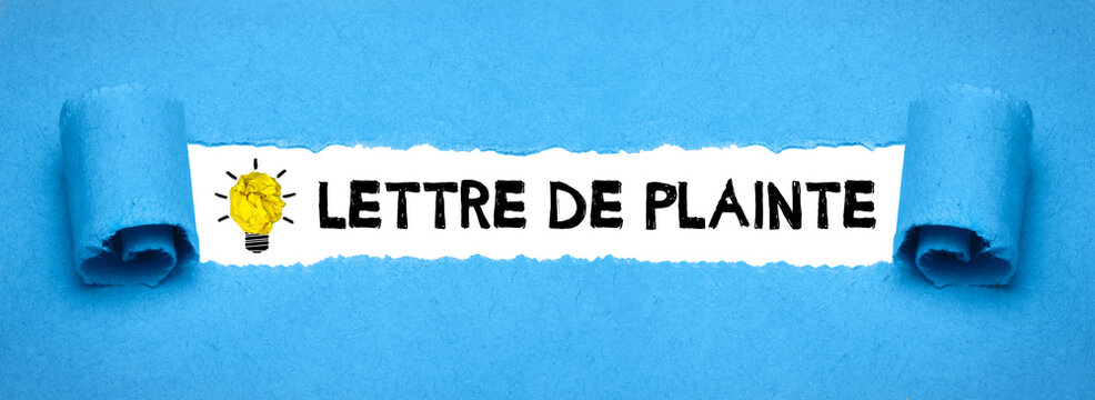 Lettre de plainte 