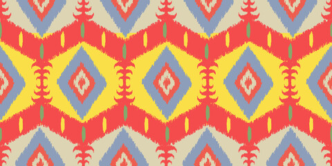 geometric ethnic pattern seamless. color oriental composition. vector illustration.design for wallpaper, background, fabric, curtain, carpet, clothing, ikat, batik.
