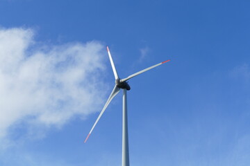 wind turbine  producing renewable energy