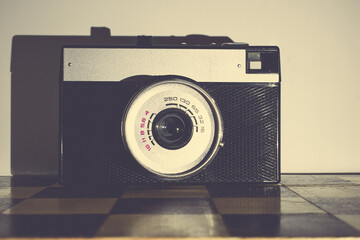 Old soviet camera vintage filter