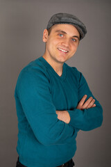 Handsome young artist