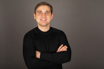 Obraz premium Caucasian handsome man portrait