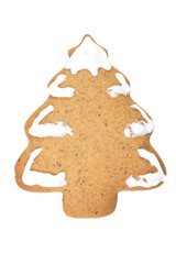 Gingerbread cookie in tree shape