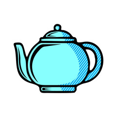 tea pot icon isolated on white background from tea and coffee collection.