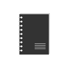 Notebook icon. Vector illustration.