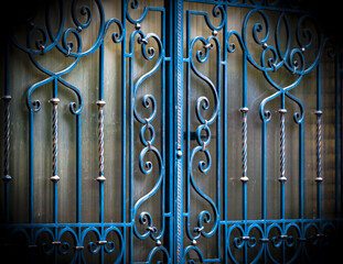 big large metal gates