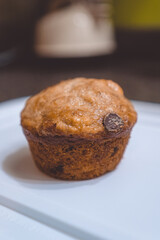 Chocolate chip banana muffin 