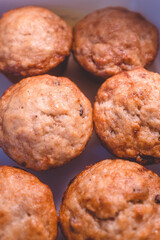 Chocolate chip banana muffins 