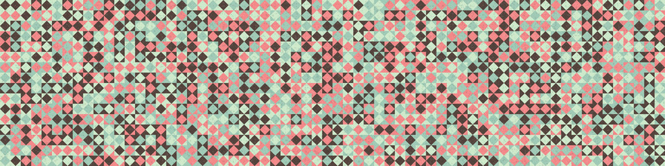 Abstract Geometric Pattern generative computational art illustration