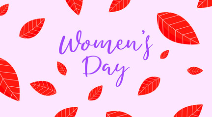 Happy Women's Day Background Illustration Vector