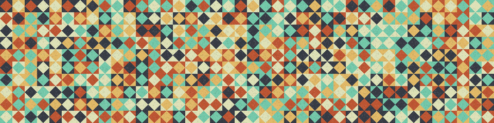 Abstract Geometric Pattern generative computational art illustration