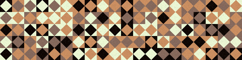 Abstract Geometric Pattern generative computational art illustration