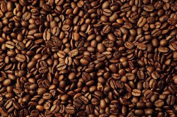 Obraz premium Roasted coffee beans