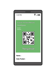 Covid-19 Health Passport Mobile Phone App