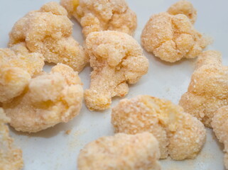 Raw Breaded Cauliflower