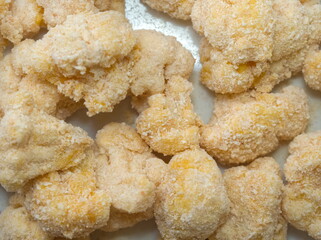 Raw Breaded Cauliflower