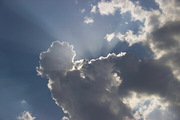 Sun through the clouds