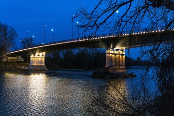 The bridge at the blue hour